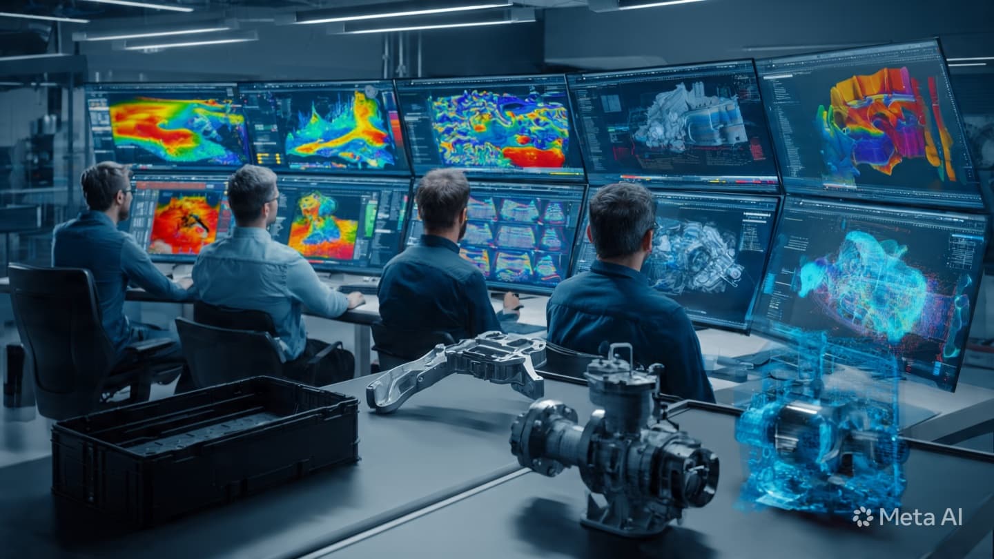 Thermal distribution and heat dissipation heat map